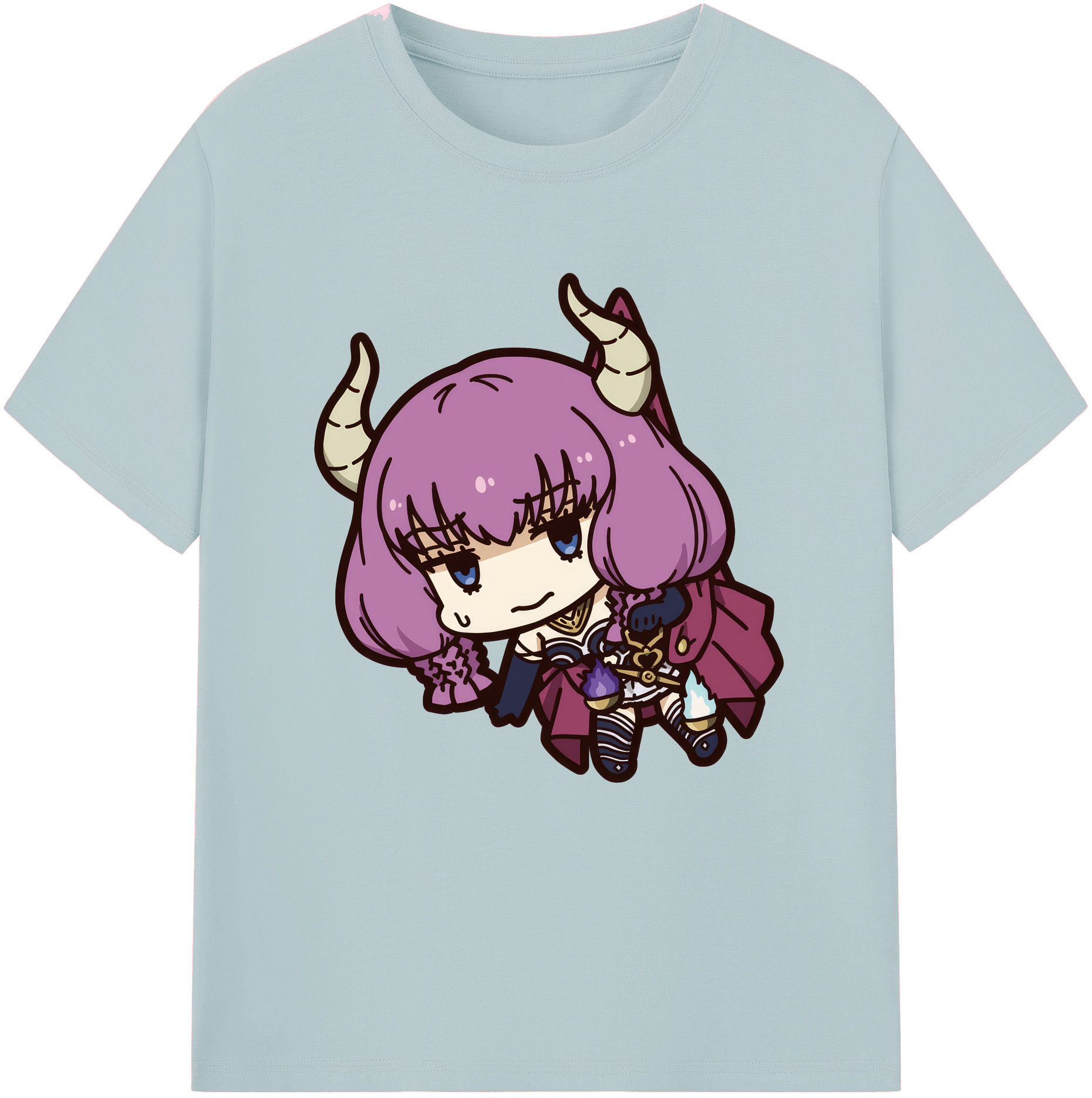 （画像用） 葬送のフリーレン Frieren 綿100％半袖Tシャツ（フロントプリント）